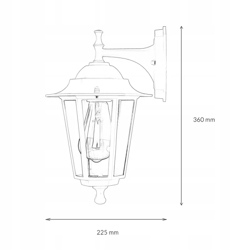 LICHT-ERLEBNISSE Buitenlamp IP44 Wit-goud Rustiek — foto 8