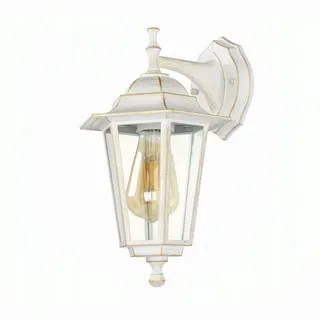LICHT-ERLEBNISSE Buitenlamp IP44 Wit-goud Rustiek — miniatuur 1