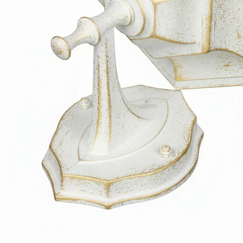 LICHT-ERLEBNISSE Buitenlamp IP44 Wit-goud Rustiek — foto 6