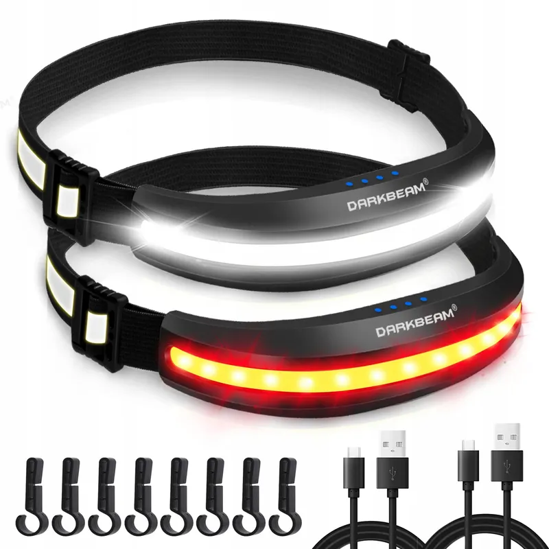 DARKBEAM LED Hoofdlamp COB USB Voor Helm Camping — foto 1