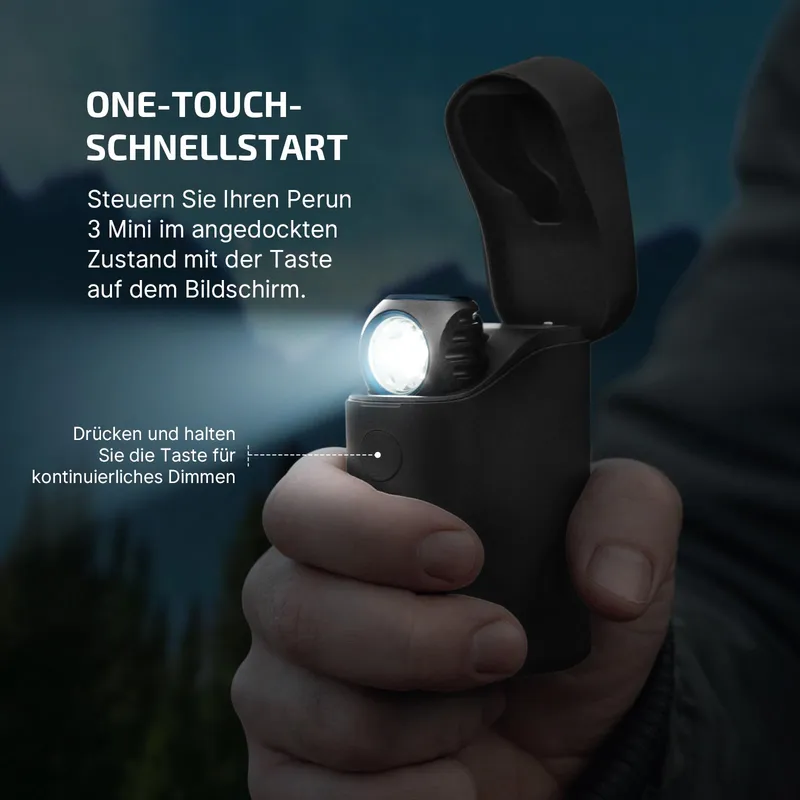 OLIGHT Perun 3 Mini LED Hoofdlamp 1250 Lumen 60 Dagen Batterij — foto 6