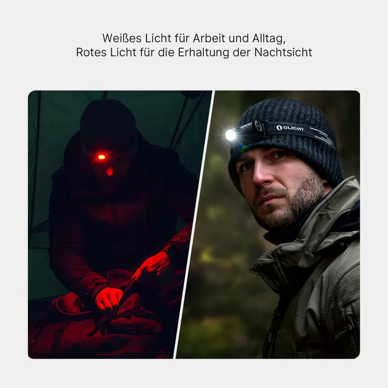 OLIGHT Perun 3 Mini LED Hoofdlamp 1250 Lumen 60 Dagen Batterij — foto 3