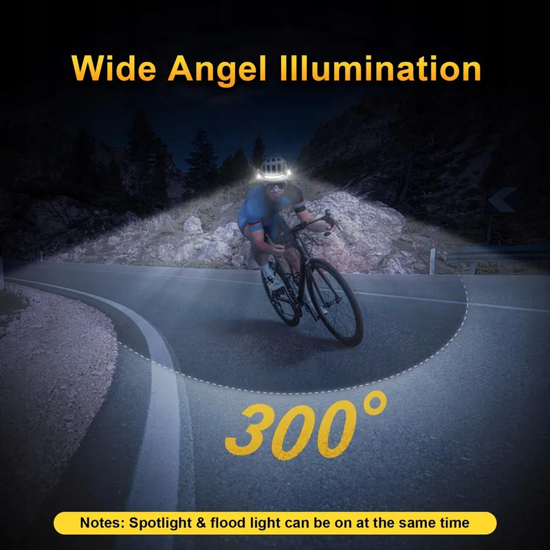LED STIRNLAMPE Set 2 Stuks Hoofdlamp 300 Graden 9 Standen Waterdicht — foto 2