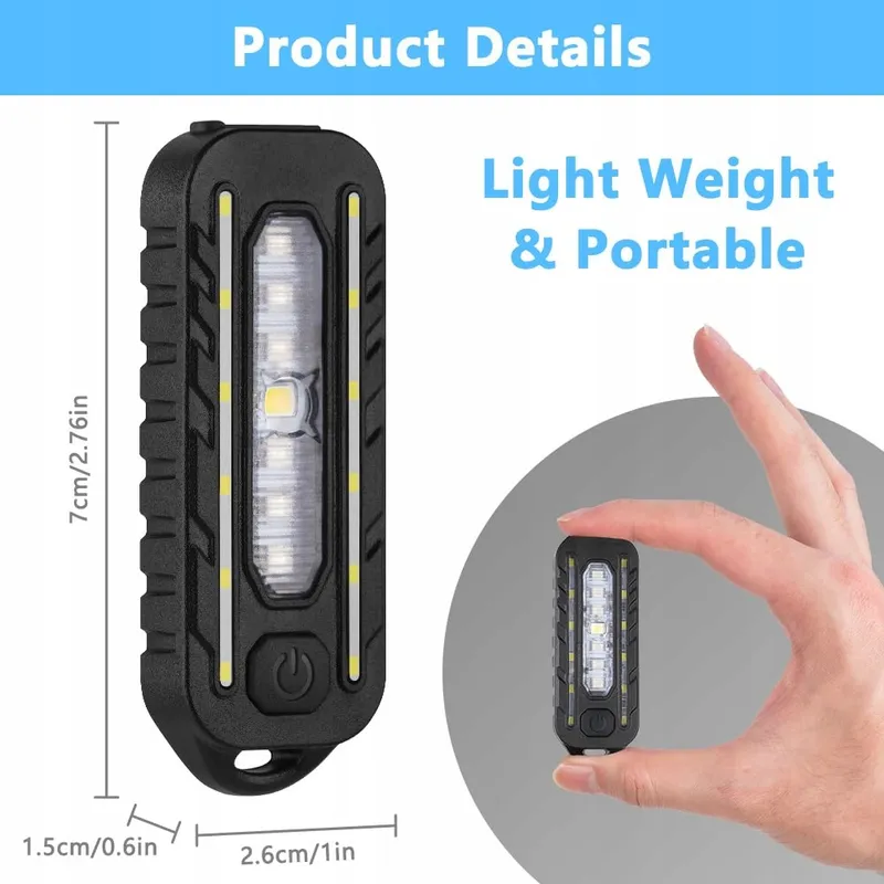 ADIWO 2 Stuks LED Hoofdlamp 5 Modi USB Waterdicht Hardlopen — foto 2