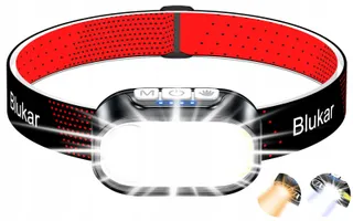 BLUKAR LED Hoofdlamp 2000L Dimbaar Sensor Rood Licht — miniatuur 1