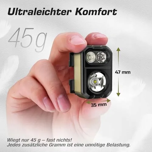 EVERBRITE Hoofdlamp LED Licht IP67 Groen Hardlopen Kamperen — foto 3