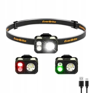 EVERBRITE Hoofdlamp LED Licht IP67 Groen Hardlopen Kamperen — miniatuur 1