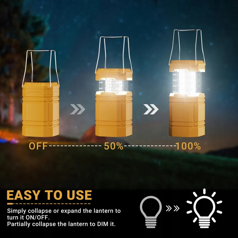 Solar LED Campinglamp Waterdicht Lantaarn 3000mAh Powerbank — foto 3