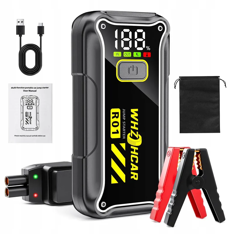 STARTSHILFE Powerbank 7000A 12V 10L Benzine 8L Diesel LED USB — foto 1