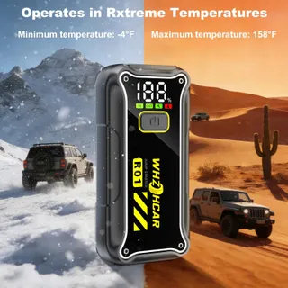 STARTSHILFE Powerbank 7000A 12V 10L Benzine 8L Diesel LED USB — miniatuur 6