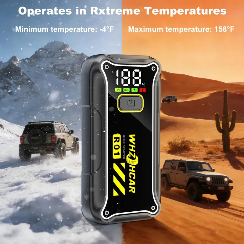 STARTSHILFE Powerbank 7000A 12V 10L Benzine 8L Diesel LED USB — foto 6