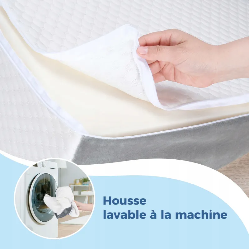 INFANZIA Wigkussen Bed Driehoekig Ergonomisch Memory Foam — foto 3