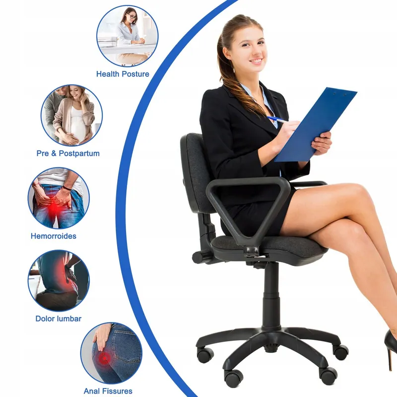 NCONCO Donutkussen Stuitbeen Prostaat Ischias Memory Foam — foto 4