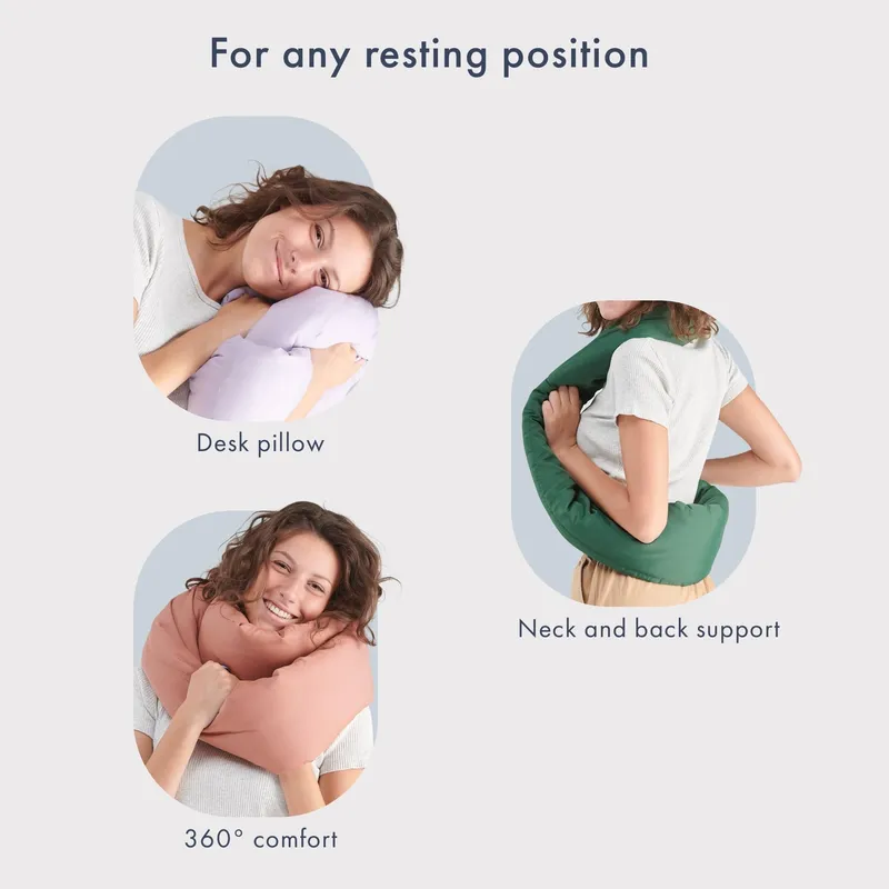 HUZI DESIGN Infinity Kussen Reizen Nekkussen Comfortabel Groen — foto 5
