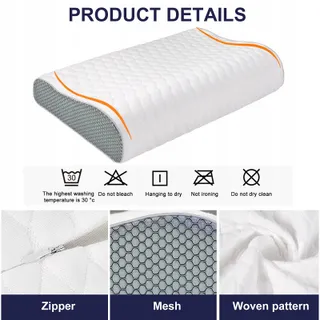 FITYOU Ergonomisch Orthopedisch Memory Foam Kussen Verstelbaar — miniatuur 4