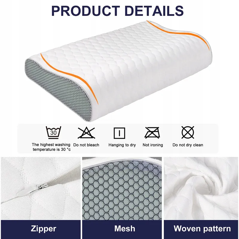 FITYOU Ergonomisch Orthopedisch Memory Foam Kussen Verstelbaar — foto 4