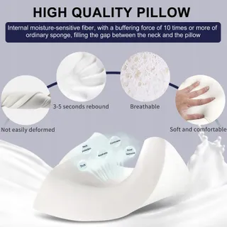 FITYOU Ergonomisch Orthopedisch Memory Foam Kussen Verstelbaar — miniatuur 3