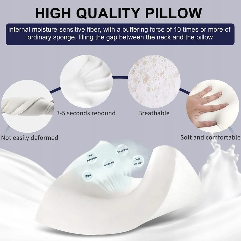 FITYOU Ergonomisch Orthopedisch Memory Foam Kussen Verstelbaar — foto 3