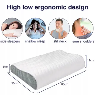 FITYOU Ergonomisch Orthopedisch Memory Foam Kussen Verstelbaar — miniatuur 2