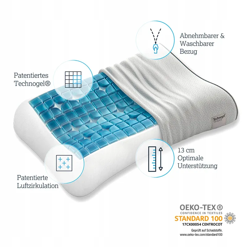 TECHNOGEL Anatomic Orthopedisch Nekkussen voor Zijslapers — foto 5