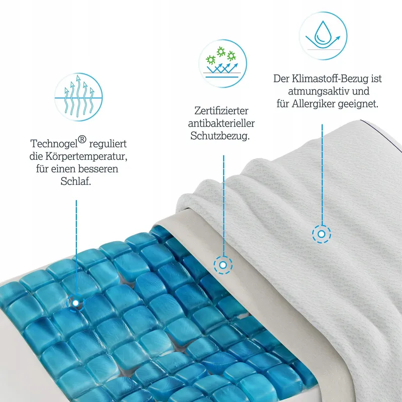 TECHNOGEL Anatomic Orthopedisch Nekkussen voor Zijslapers — foto 6