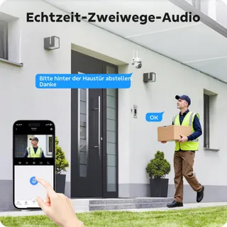 CAMPAMP Bewakingscamera Set WiFi 24/7 16CH NVR 500GB 2-weg Audio — miniatuur 7