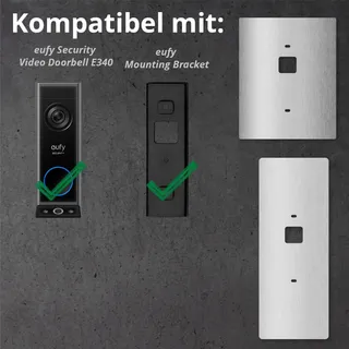 ISECUR RVS Afdekplaat Voor Eufy Videodeurbel 140x175mm — miniatuur 7