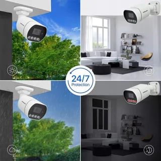 EVTEVISION 5MP Camera Buiten 4-in-1 AHD TVI CVI CVBS 30M Nachtzicht IP67 — miniatuur 7