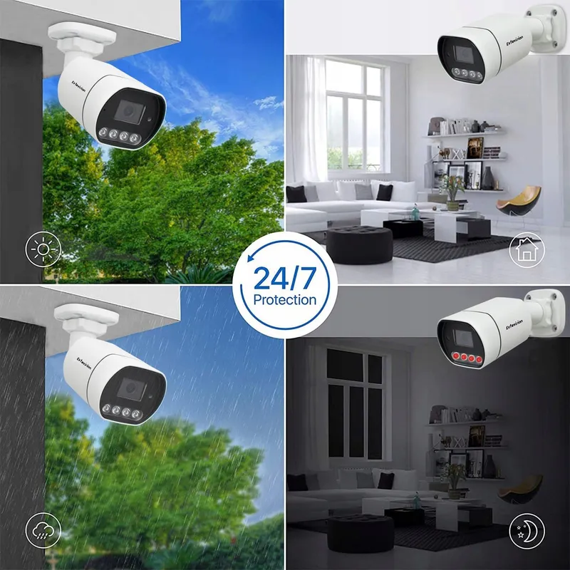 EVTEVISION 5MP Camera Buiten 4-in-1 AHD TVI CVI CVBS 30M Nachtzicht IP67 — foto 7