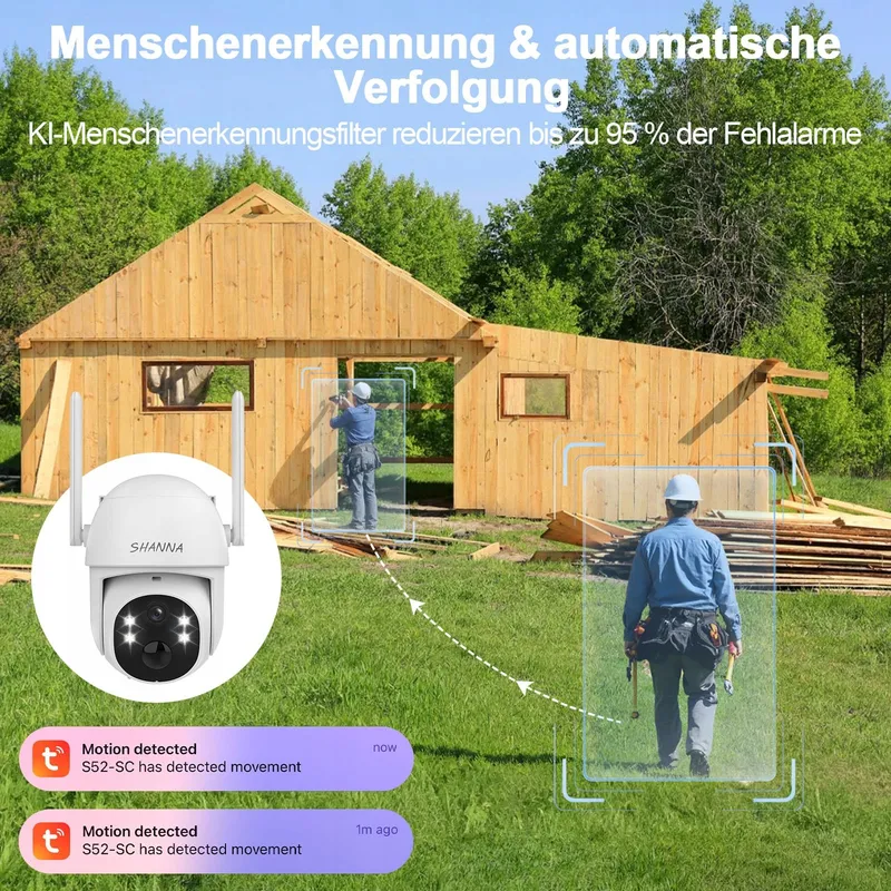 4G LTE Camera eSIM 2K Zonder WiFi 7800mAh Nachtzicht Solar IP66 — foto 7
