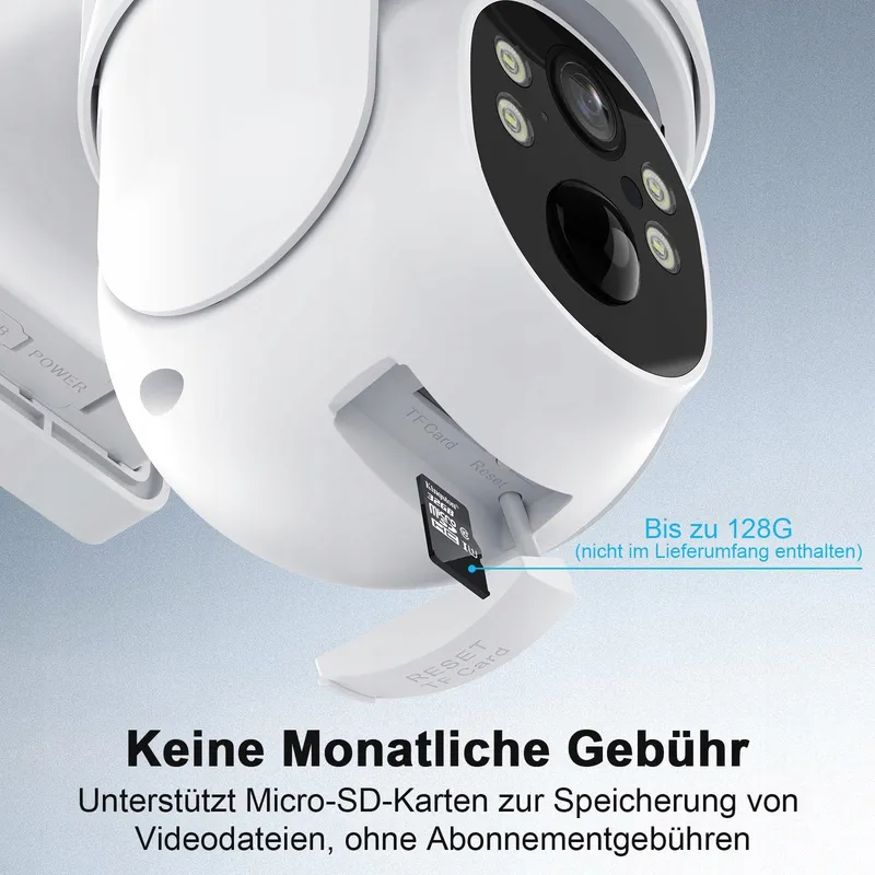 4G LTE Camera eSIM 2K Zonder WiFi 7800mAh Nachtzicht Solar IP66 — foto 5