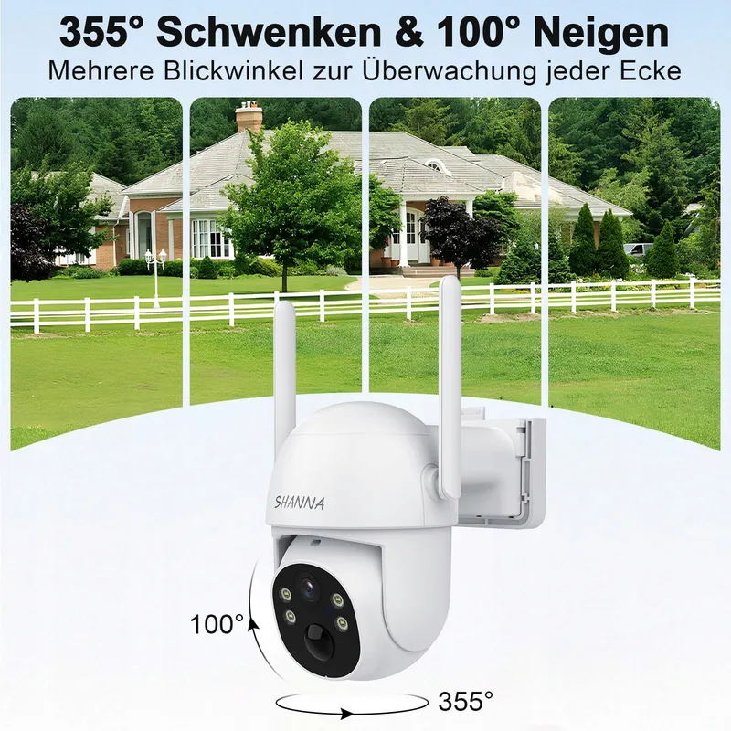 4G LTE Camera eSIM 2K Zonder WiFi 7800mAh Nachtzicht Solar IP66 — foto 8