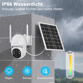 4G LTE Camera eSIM 2K Zonder WiFi 7800mAh Nachtzicht Solar IP66 — miniatuur 9