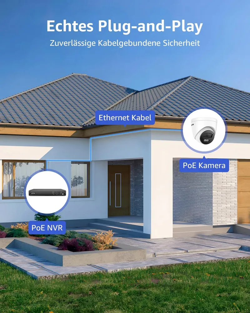 ANNKE Camerasysteem 12MP PoE 16-Kanaals NVR 8X IP Camera's Alexa — foto 7