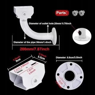 PUYREEINN Universele Beugel CCTV IP Dome J-Vorm Wandmontage — miniatuur 4