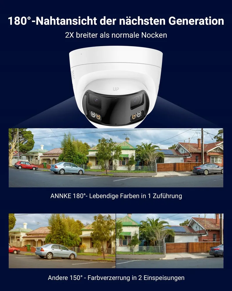 ANNKE PoE Buitencamera 6MP 180° Panorama AI IP67 2-Weg Audio 24/7 — foto 2