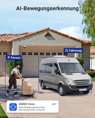 ANNKE PoE Buitencamera 6MP 180° Panorama AI IP67 2-Weg Audio 24/7 — miniatuur 4