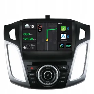 KECONSING 9 Inch Android Radio Ford Focus 2011-2019 GPS CarPlay DSP LTE — miniatuur 1