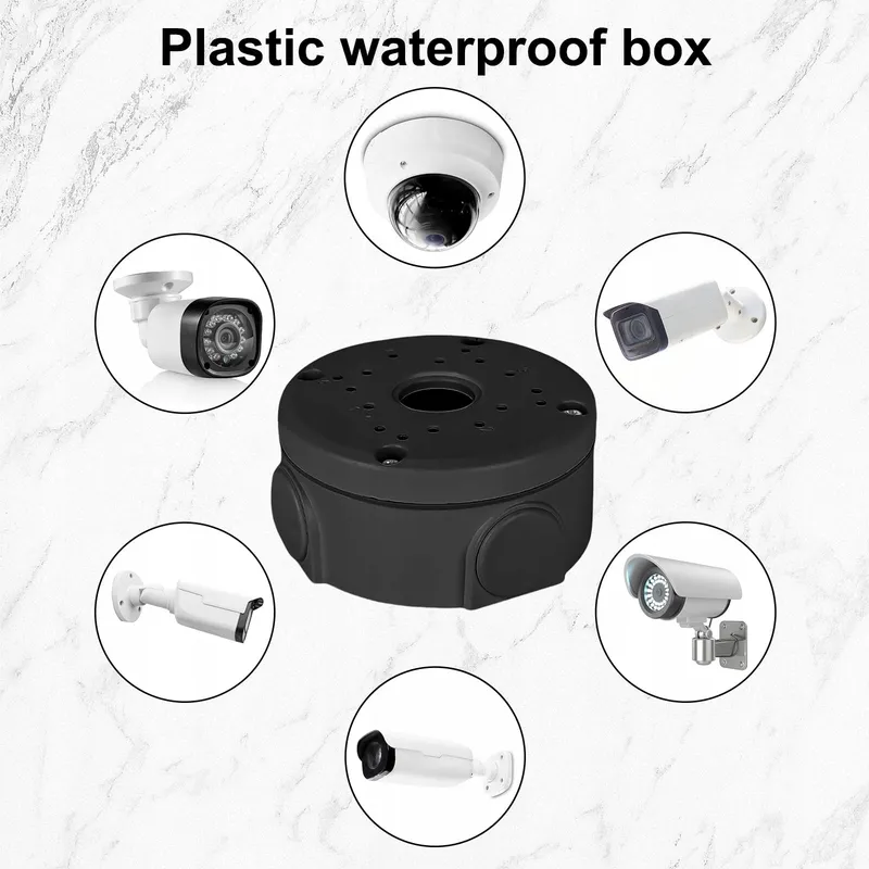UNIVERSAL Waterdichte Aansluitdoos Bewakingscamera Zwart — foto 6