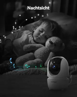 COMFYER Babyfoon Camera Vox Temperatuursensor 1080P — miniatuur 5