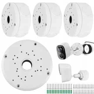 ABS Waterdichte Camera-Aansluitdoos voor Bullet Camera's Kunststof — miniatuur 1