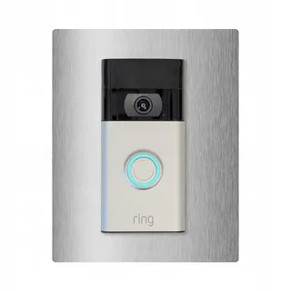 ISECUR Stalen Afdekplaat Ring Video-deurbel 2 3 Plus 4 Gen 2024 140x175mm — miniatuur 1