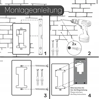 ISECUR Stalen Afdekplaat Ring Video-deurbel 2 3 Plus 4 Gen 2024 140x175mm — miniatuur 3
