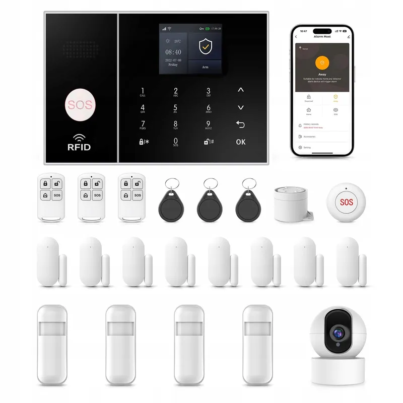 PGST Draadloos Alarmsysteem Huis Appartement WiFi 2,4GHz — foto 1