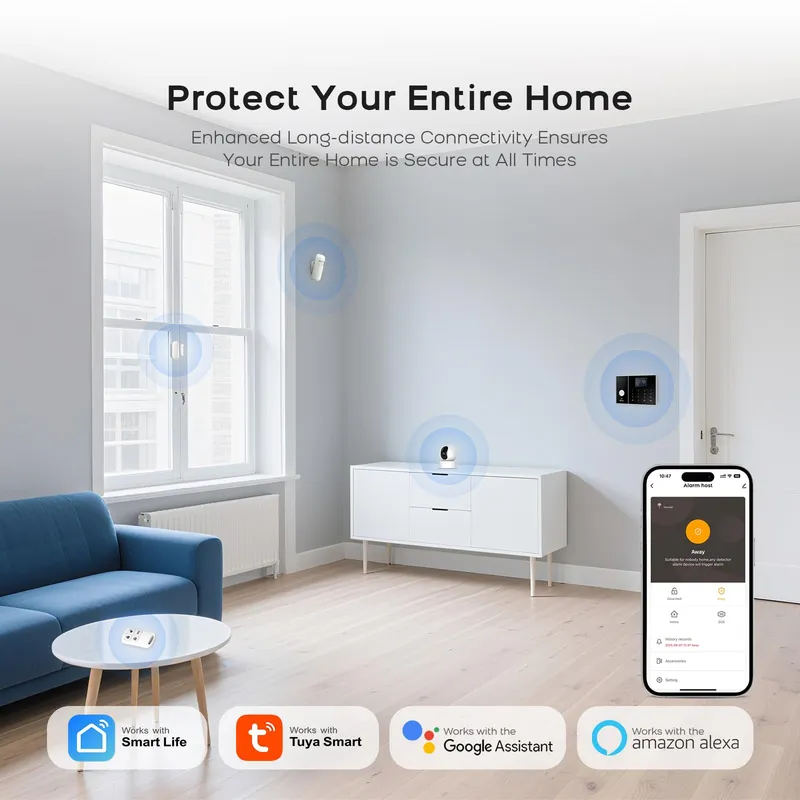 PGST Draadloos Alarmsysteem Huis Appartement WiFi 2,4GHz — foto 2