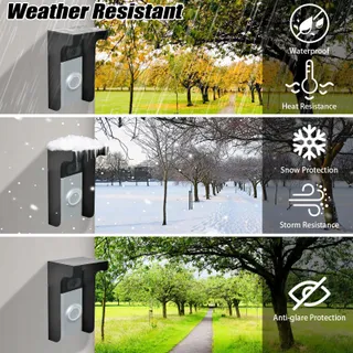 RING Waterdichte Deurbelhoes Regenbescherming — miniatuur 4