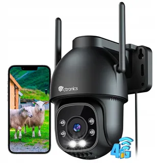 CTRONICS Bewakingscamera Buiten 3G/4G LTE PTZ 355 90 SIM Nachtzicht — miniatuur 1