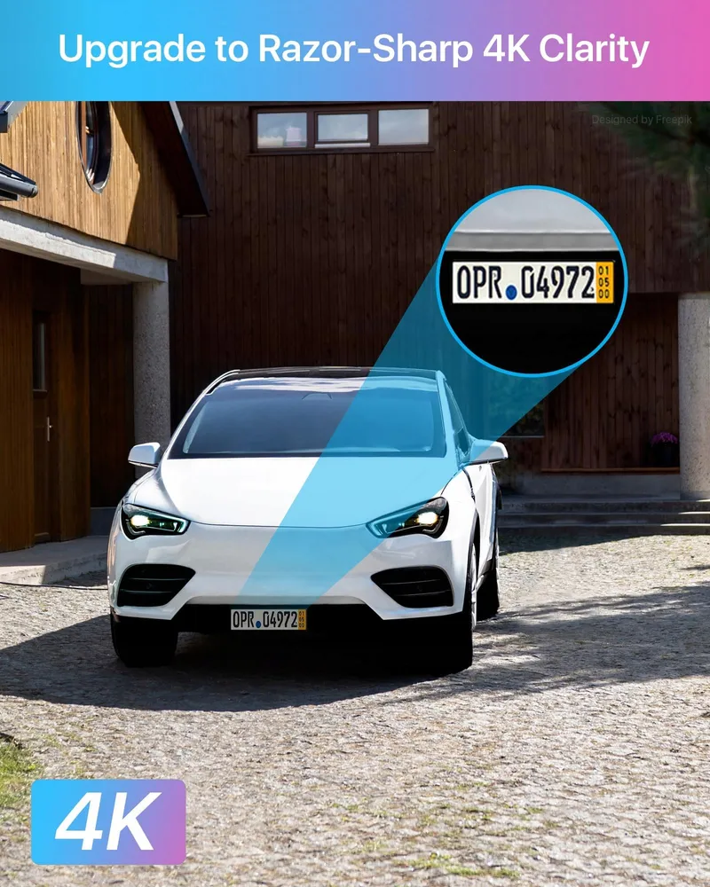 ZOSI 4K PoE Buitencamera 8MP Personen Voertuig Detectie Audio — foto 2