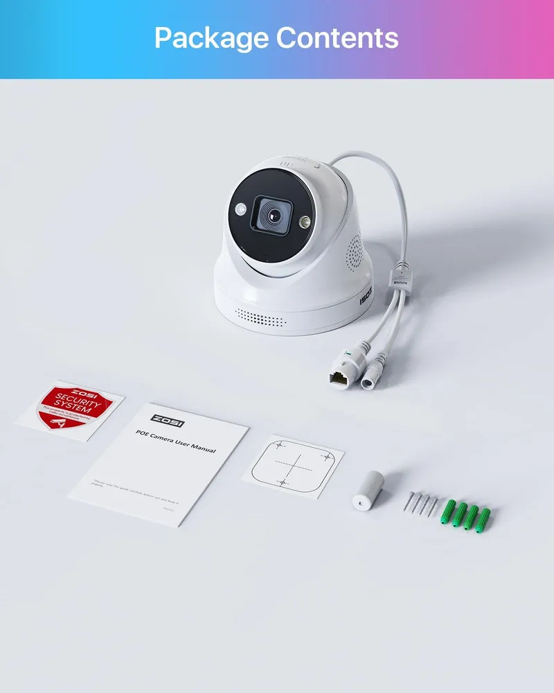 ZOSI 4K PoE Buitencamera 8MP Personen Voertuig Detectie Audio — foto 6