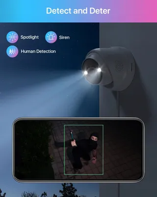 ZOSI 4K PoE Buitencamera 8MP Personen Voertuig Detectie Audio — miniatuur 4